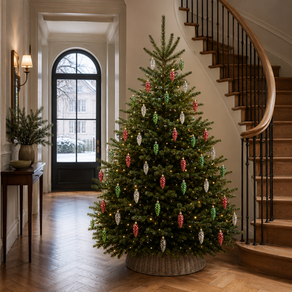 40 Weihnachtsornamente in Tannenzapfenform – festlicher Schmuck