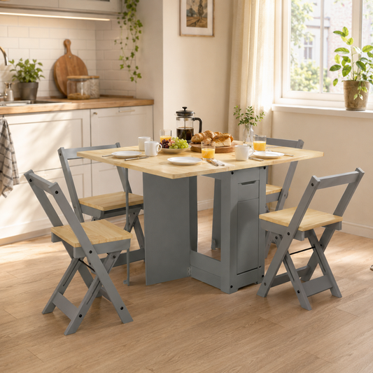 Butterfly-Esstisch-Set Modell Corona 5-teilig
