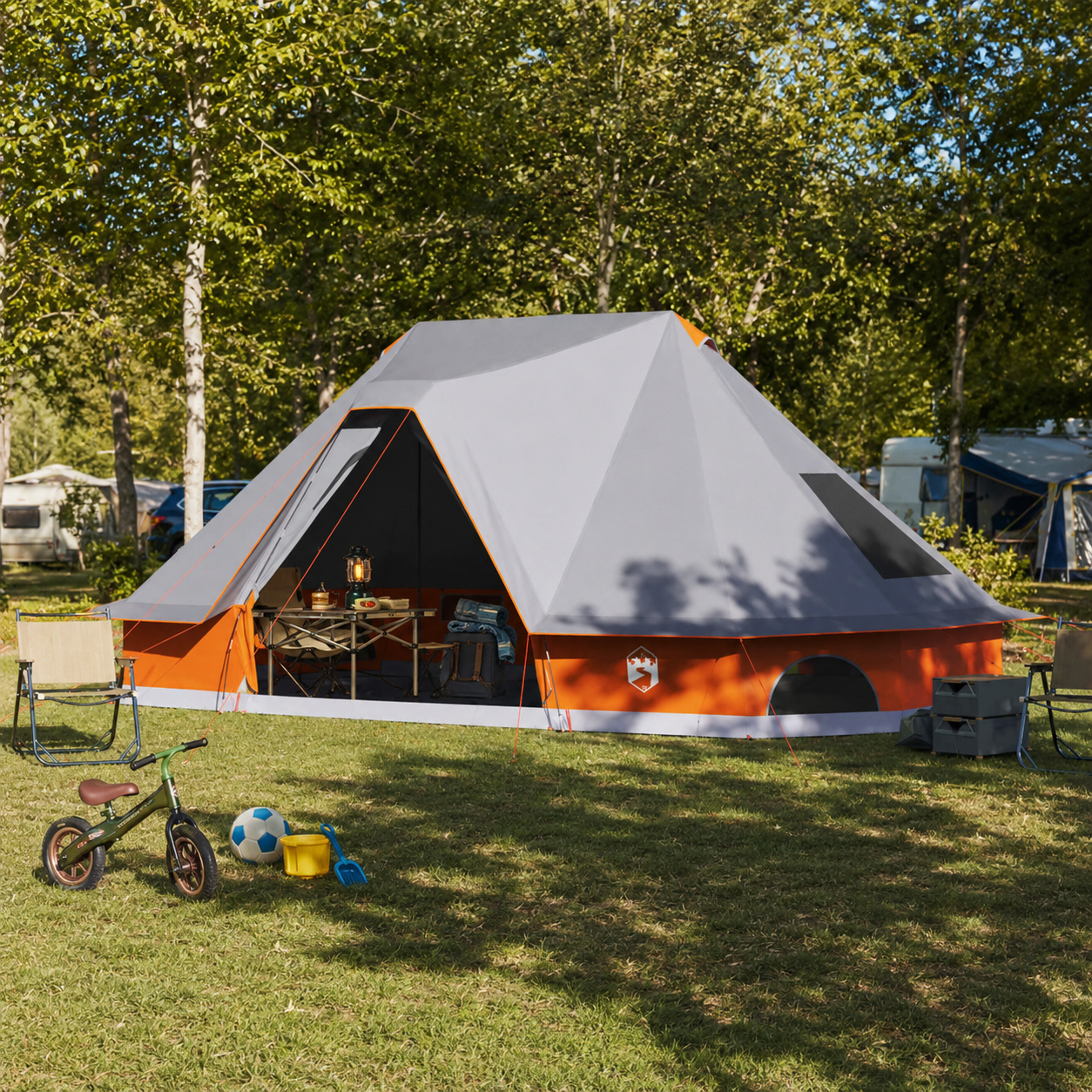 Tipi Familienzelt für entspannte Urlaube, mit ePort
