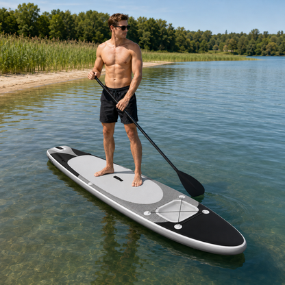SUP-Board-Set für den Urlaubsspaß, aufblasbar 330x76x10 cm