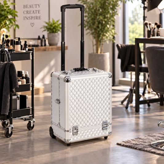 Kosmetik-Trolley, 6 ausziehbare Ablagen