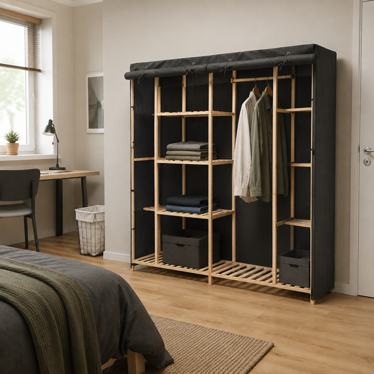 Kleiderschrank in Leichtbauweise, ideal auch für Camping