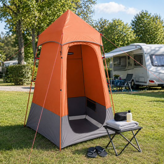 Toilettenzelt bzw. Duschzelt für den Campingplatz