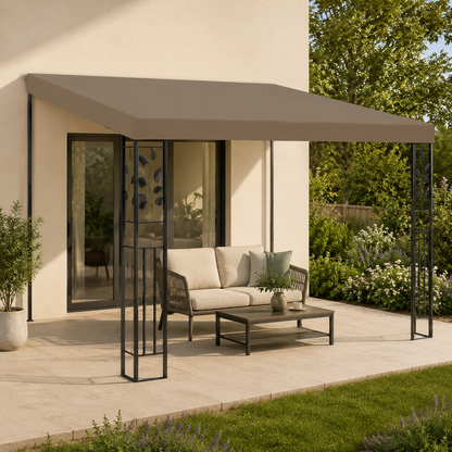 Wand-Pavillon mit tollem floralen Design-Details