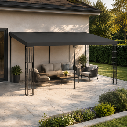 Komfortabler Wand-Pavillon mit viel Platz zum Feiern