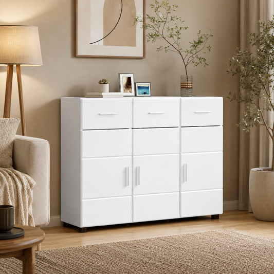 Modernes Sideboard mit Schuladen und viel Platz
